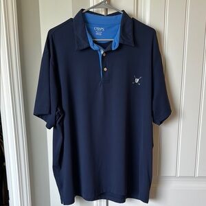 Chaps Blue Polo Golf Shirt Classic Style